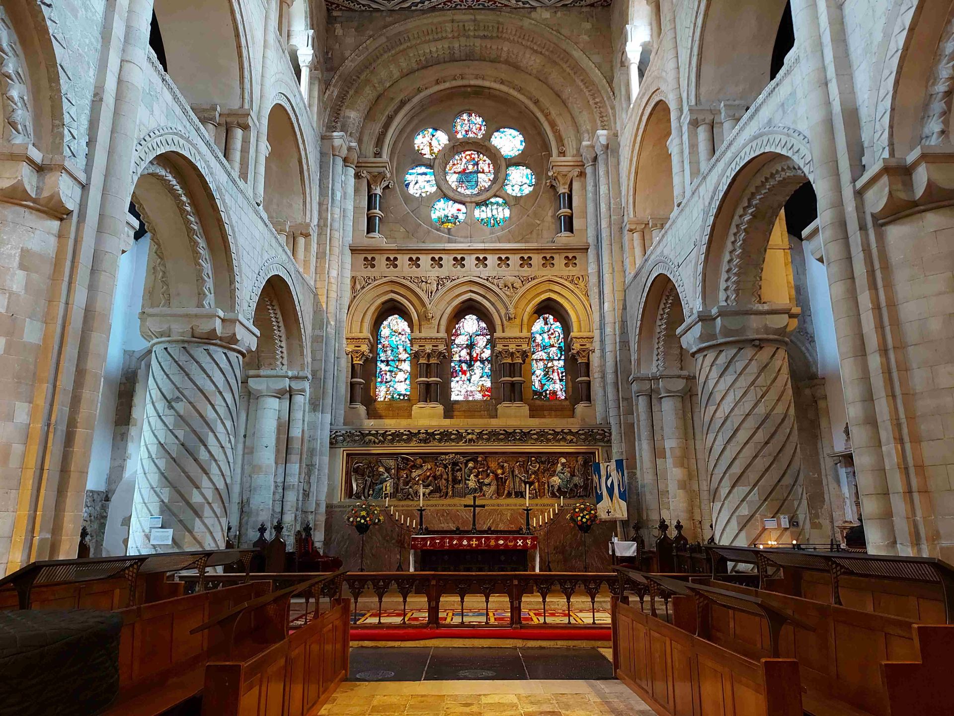 Norman church at Waltham Abbey